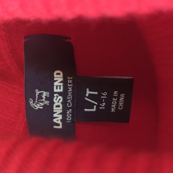 Lands' End Cashmere Turtleneck - Picture 2 of 6